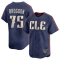 Boles C.Guardians #75 Connor Brogdon Player Navy City Connect Limited Home Stitched Jerseys