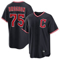 Boles C.Guardians #75 Connor Brogdon Player Navy Home Game Stitched Jerseys