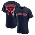 Boles C.Guardians #75 Connor Brogdon Player Navy Limited Elite Home Stitched Jerseys
