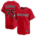 Boles C.Guardians #75 Connor Brogdon Player Red Limited Home Stitched Jerseys