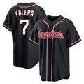 Boles C.Guardians #7 George Valera Player Black Fashion Out Home Game Stitched Jerseys