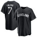 Boles C.Guardians #7 George Valera Player Black Home Game Stitched Jerseys