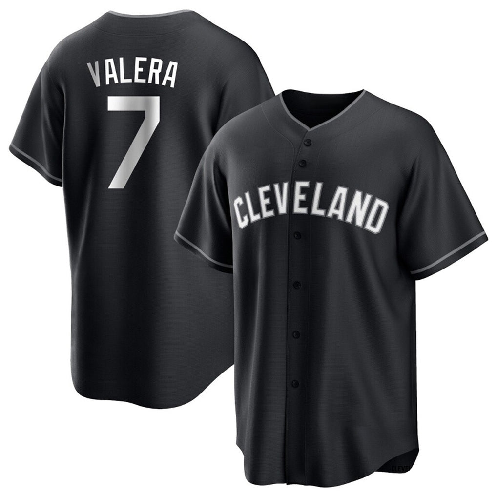 Boles C.Guardians #7 George Valera Player Black Home Game Stitched Jerseys