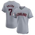 Boles C.Guardians #7 George Valera Player Gray Road Limited Elite Home Stitched Jerseys