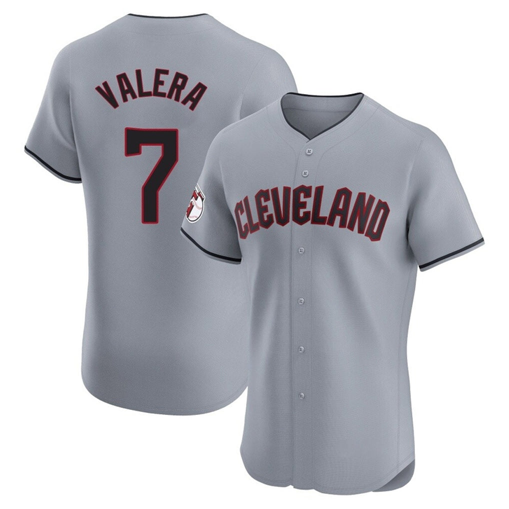 Boles C.Guardians #7 George Valera Player Gray Road Limited Elite Home Stitched Jerseys