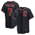 Boles C.Guardians #7 George Valera Player Navy Home Game Stitched Jerseys