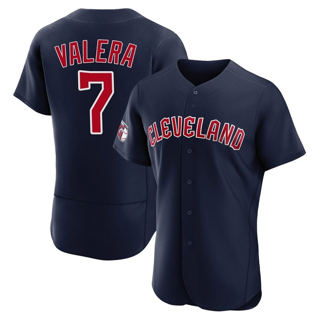 Boles C.Guardians #7 George Valera Player Navy Limited Elite Home Stitched Jerseys