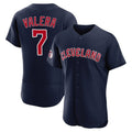 Boles C.Guardians #7 George Valera Player Navy Limited Elite Home Stitched Jerseys