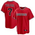 Boles C.Guardians #7 George Valera Player Red Home Game Stitched Jerseys