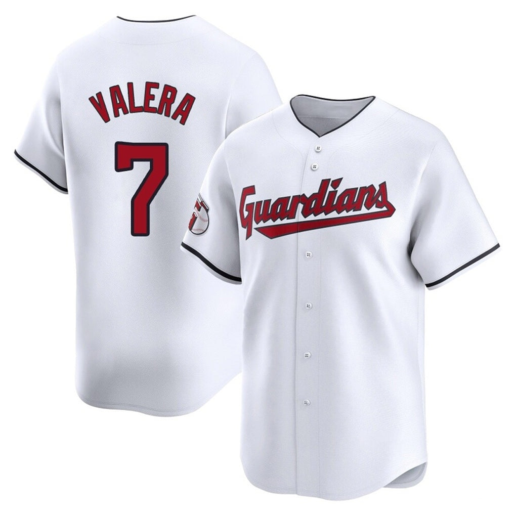 Boles C.Guardians #7 George Valera Player White Limited Home Stitched Jerseys