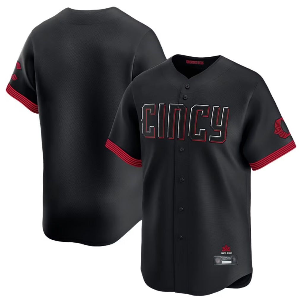 Boles C.Reds Black City Connect Home Limited Blank Player Stitched Jerseys