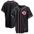 Boles C.Reds Black Fashion Out Home Game Blank Player Stitched Jerseys