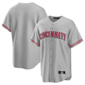 Boles C.Reds Gray Home Game Blank Player Stitched Jerseys