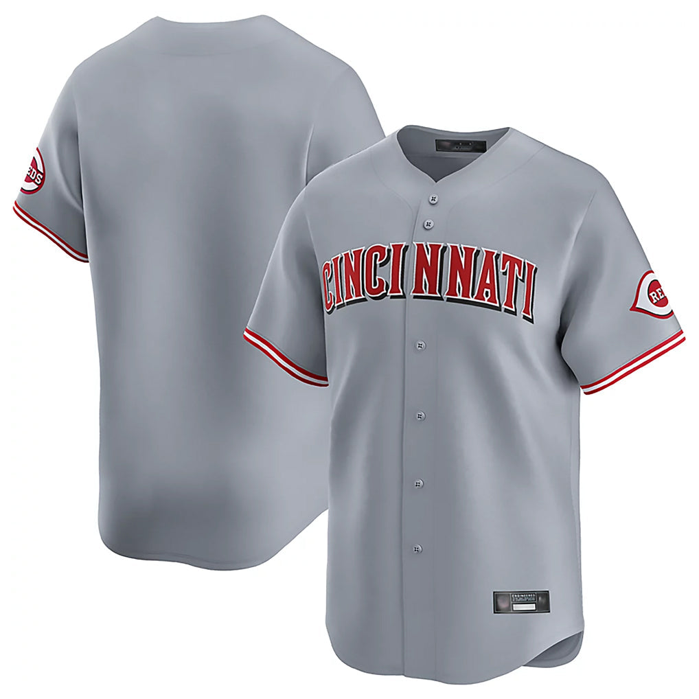 Boles C.Reds Gray Home Limited Blank Player Stitched Jerseys