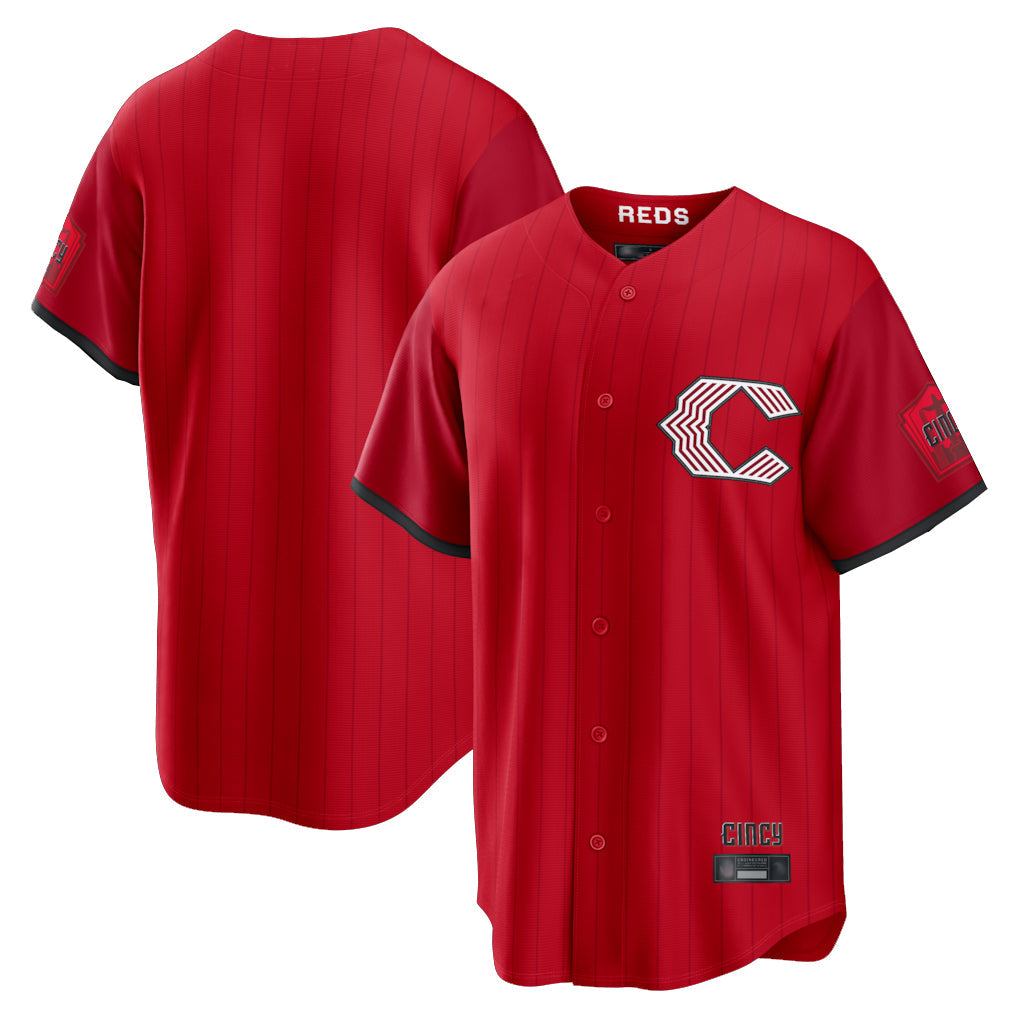 Boles C.Reds Red 2026 City Connect Home Game Blank Player Stitched Jerseys