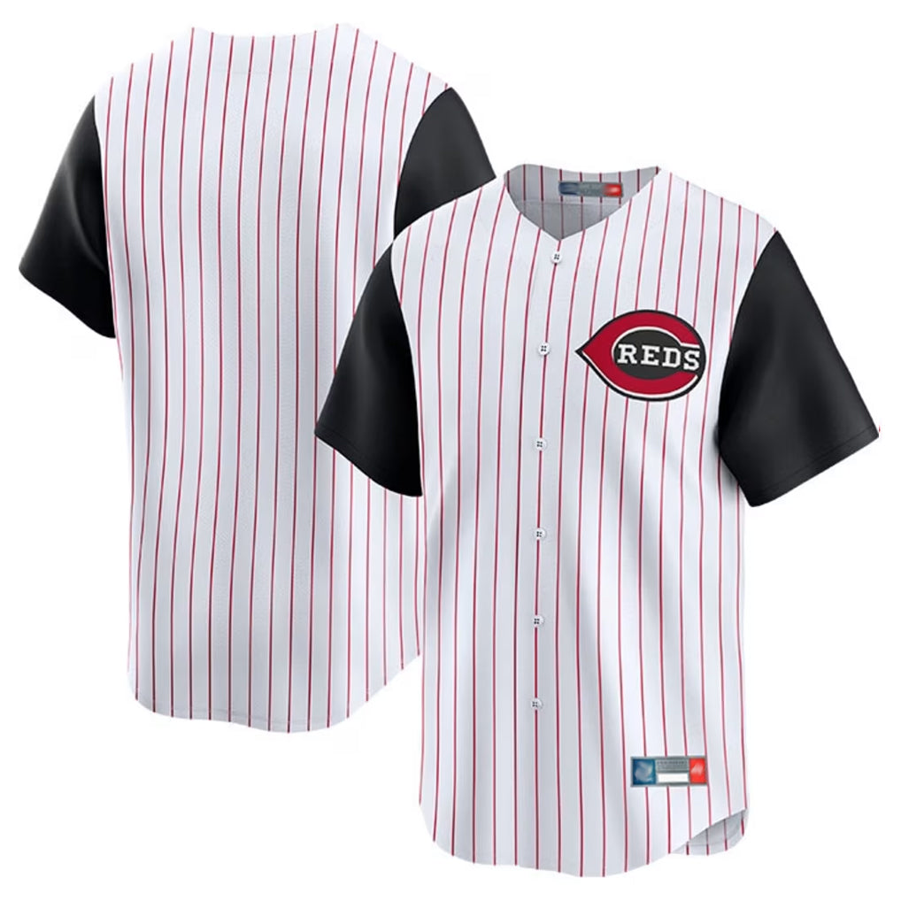 Boles C.Reds White Black Stripe Field of Dreams Game Home Blank Player Stitched Jerseys
