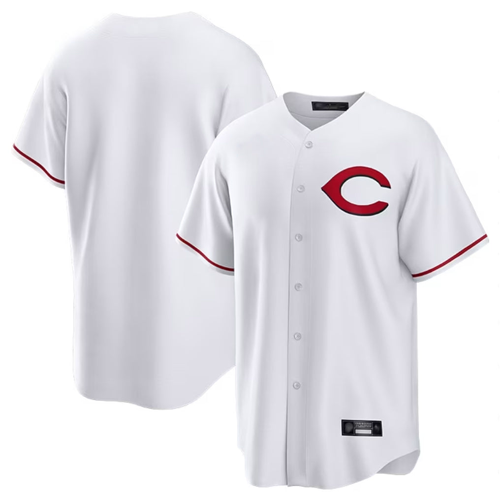 Boles C.Reds White Home Game Blank Player Stitched Jerseys
