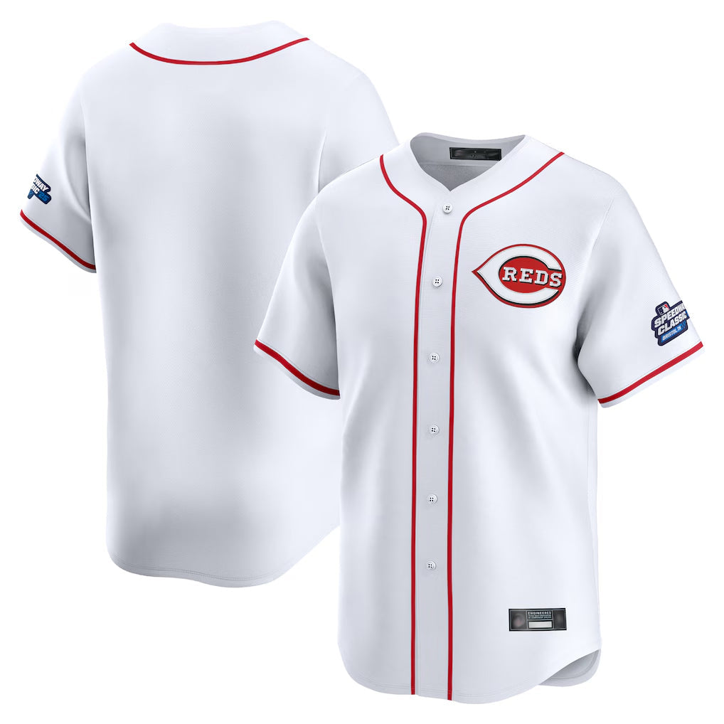Boles C.Reds White Home Limited Blank Player Stitched Jerseys
