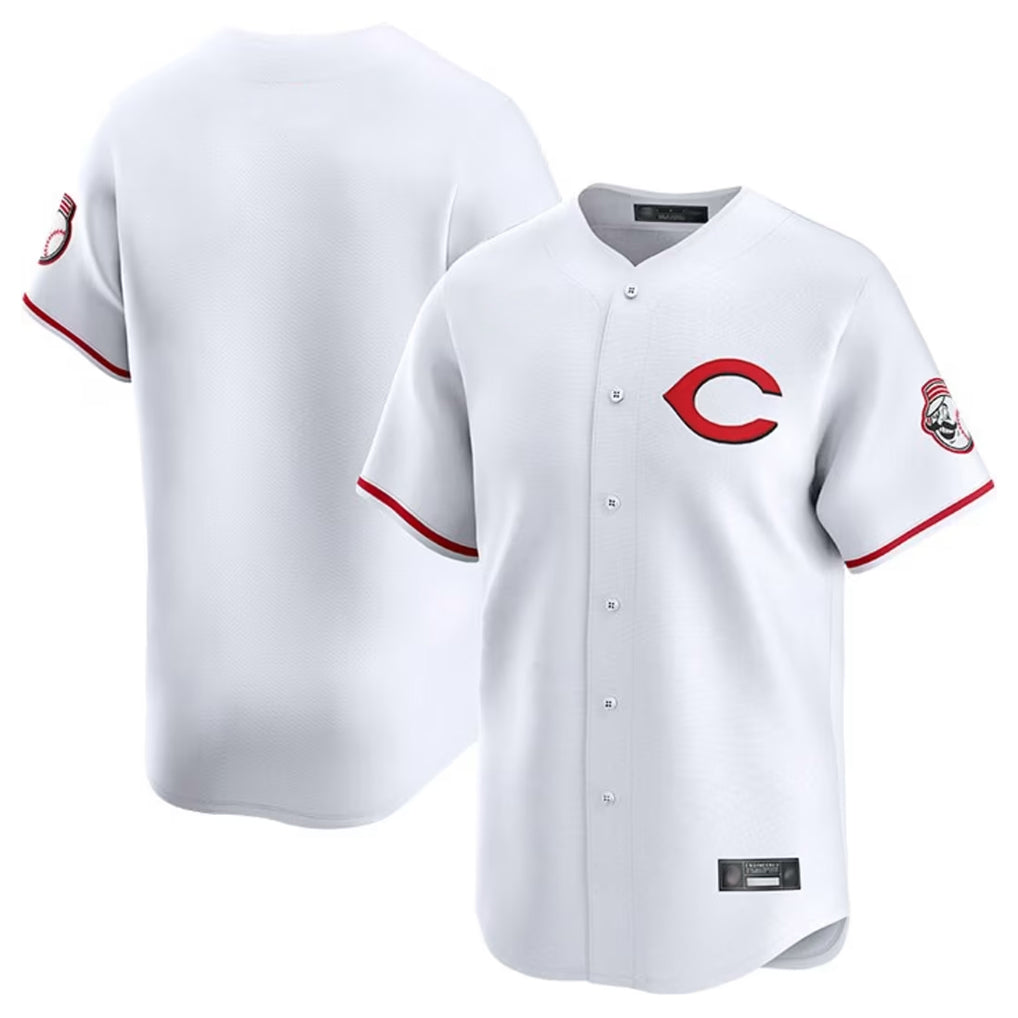 Boles C.Reds White Limited Home Blank Player Stitched Jerseys