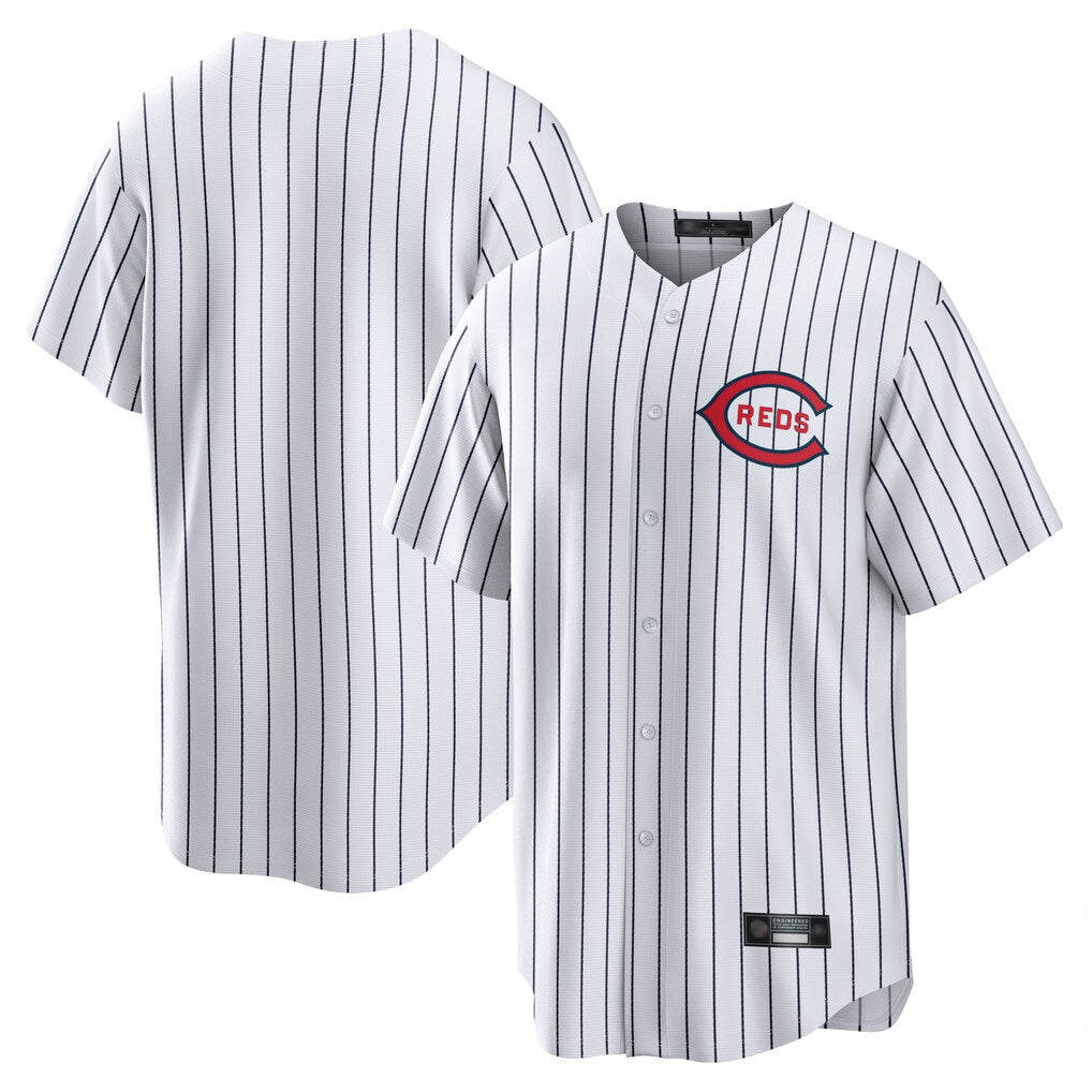 Boles C.Reds White Stripe Field of Dreams Game Home Blank Player Stitched Jerseys