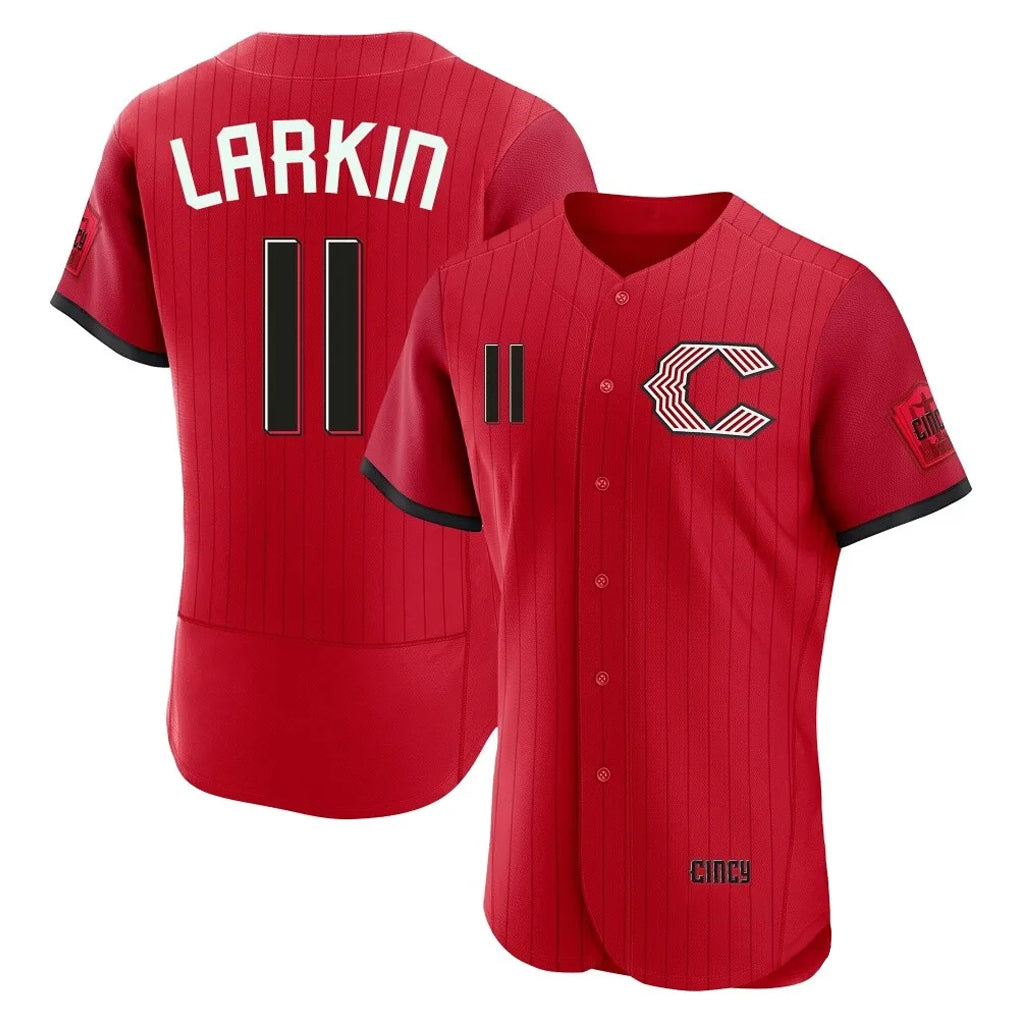 Boles C.Reds #11 Barry Larkin Player Red 2026 City Connect Limited Elite Home Stitched Jerseys