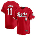 Boles C.Reds #11 Barry Larkin Player Red Home Limited Stitched Jerseys