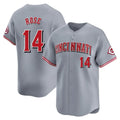 Boles C.Reds #14 Pete Rose Player Gray Home Limited Stitched Jerseys