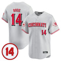 Boles C.Reds #14 Pete Rose Player Gray Vapor Premier Limited Home Stitched Jerseys