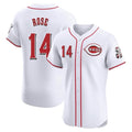 Boles C.Reds #14 Pete Rose Player White Limited Elite Home Stitched Jerseys