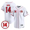 Boles C.Reds #14 Pete Rose Player White Vapor Premier Limited Home Stitched Jerseys