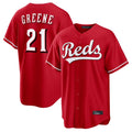 Boles C.Reds #21 Hunter Greene Player Red Home Game Stitched Jerseys