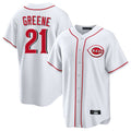 Boles C.Reds #21 Hunter Greene Player White Game Home Stitched Jerseys