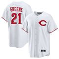 Boles C.Reds #21 Hunter Greene Player White Home Game Stitched Jerseys