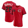 Boles C.Reds #28 Eugenio Su¨¢rez Player Red 2026 City Connect Limited Elite Home Stitched Jerseys