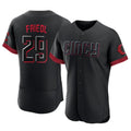 Boles C.Reds #29 TJ Friedl Player Black City Connect Limited Elite Home Stitched Jerseys