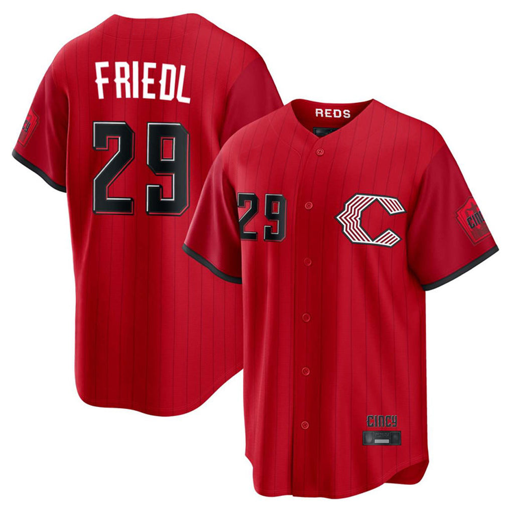 Boles C.Reds #29 TJ Friedl Player Red 2026 City Connect Home Game Stitched Jerseys
