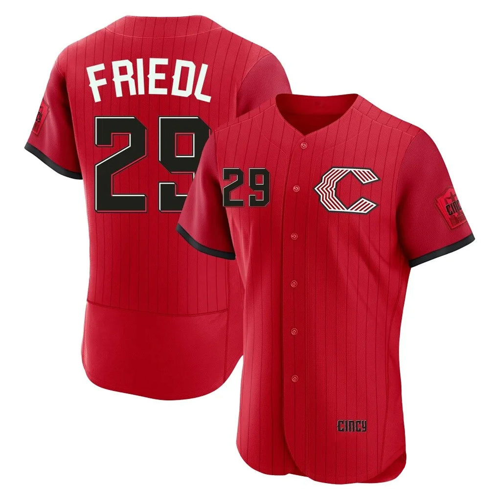 Boles C.Reds #29 TJ Friedl Player Red 2026 City Connect Limited Elite Home Stitched Jerseys