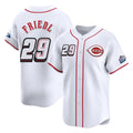 Boles C.Reds #29 TJ Friedl Player White Speedway Classic Home Limited Stitched Jerseys