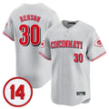 Boles C.Reds #30 Ken Griffey Player Gray Vapor Premier Limited Home Stitched Jerseys