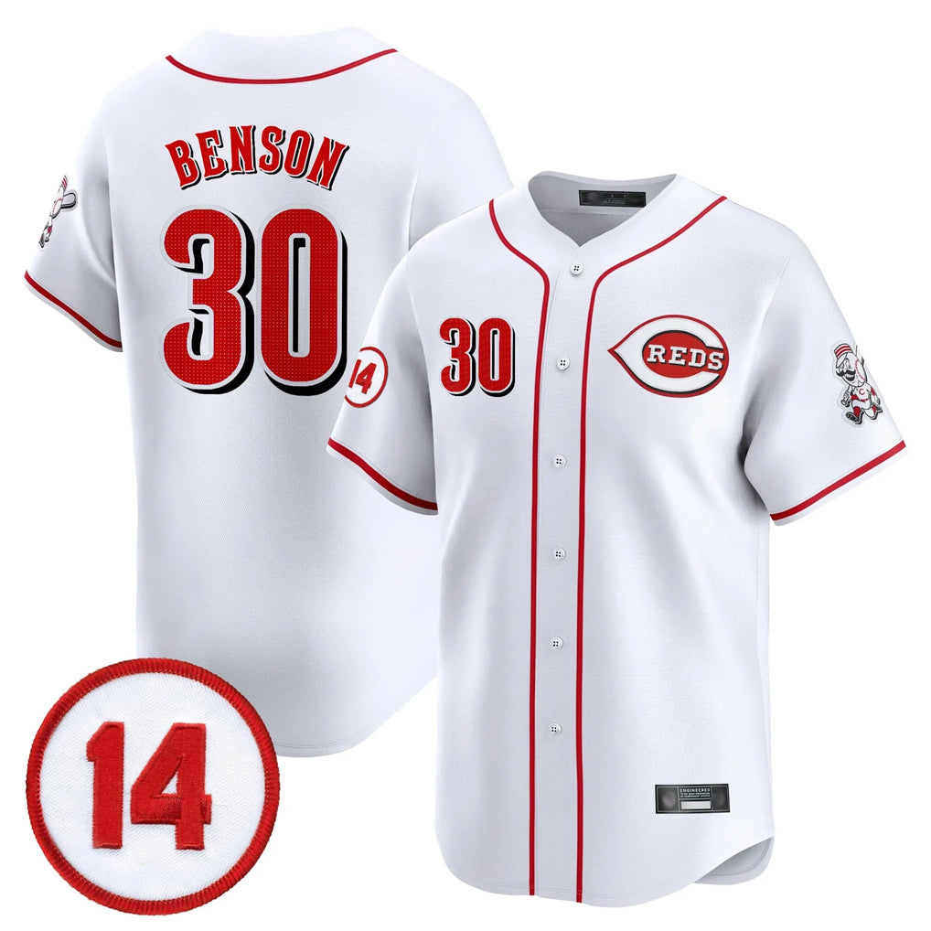 Boles C.Reds #30 Ken Griffey Player White Vapor Premier Limited Home Stitched Jerseys