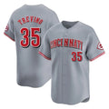Boles C.Reds #35 Jose Trevino Player Gray Home Limited Stitched Jerseys