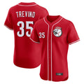 Boles C.Reds #35 Jose Trevino Player Red Limited Elite Home Game Stitched Jerseys