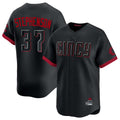 Boles C.Reds #37 Tyler Stephenson Player Black City Connect Home Limited Stitched Jerseys