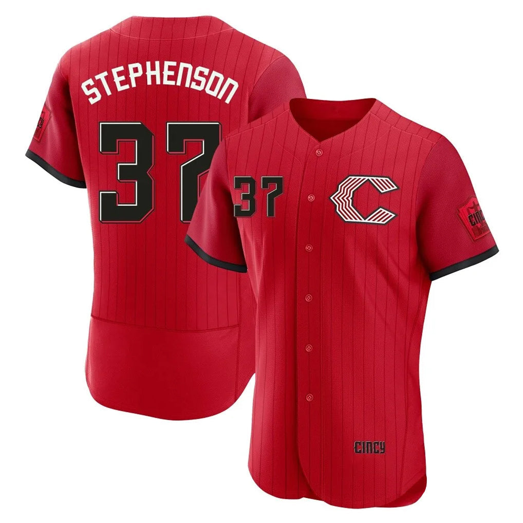 Boles C.Reds #37 Tyler Stephenson Player Red 2026 City Connect Limited Elite Home Stitched Jerseys