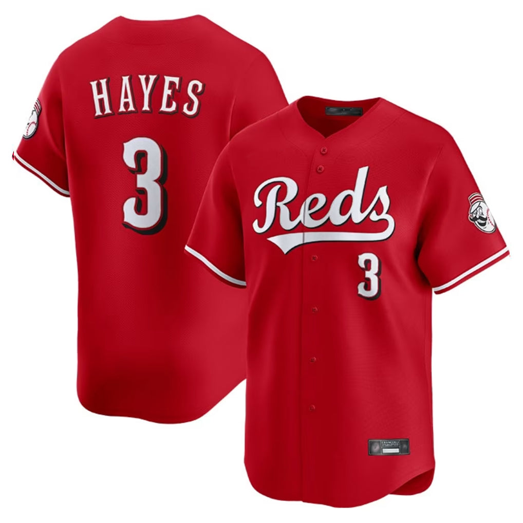 Boles C.Reds #3 Ke'Bryan Hayes Player Red Home Limited Stitched Jerseys