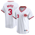Boles C.Reds #3 Ke'Bryan Hayes Player White Cooperstown Collection Limited T-shirt Home Stitched Jerseys