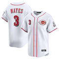 Boles C.Reds #3 Ke'Bryan Hayes Player White Home Limited Stitched Jerseys
