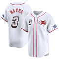 Boles C.Reds #3 Ke'Bryan Hayes Player White Speedway Classic Home Limited Stitched Jerseys