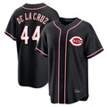 Boles C.Reds #44 Elly De La Cruz Player Black Fashion Out Home Game Stitched Jerseys