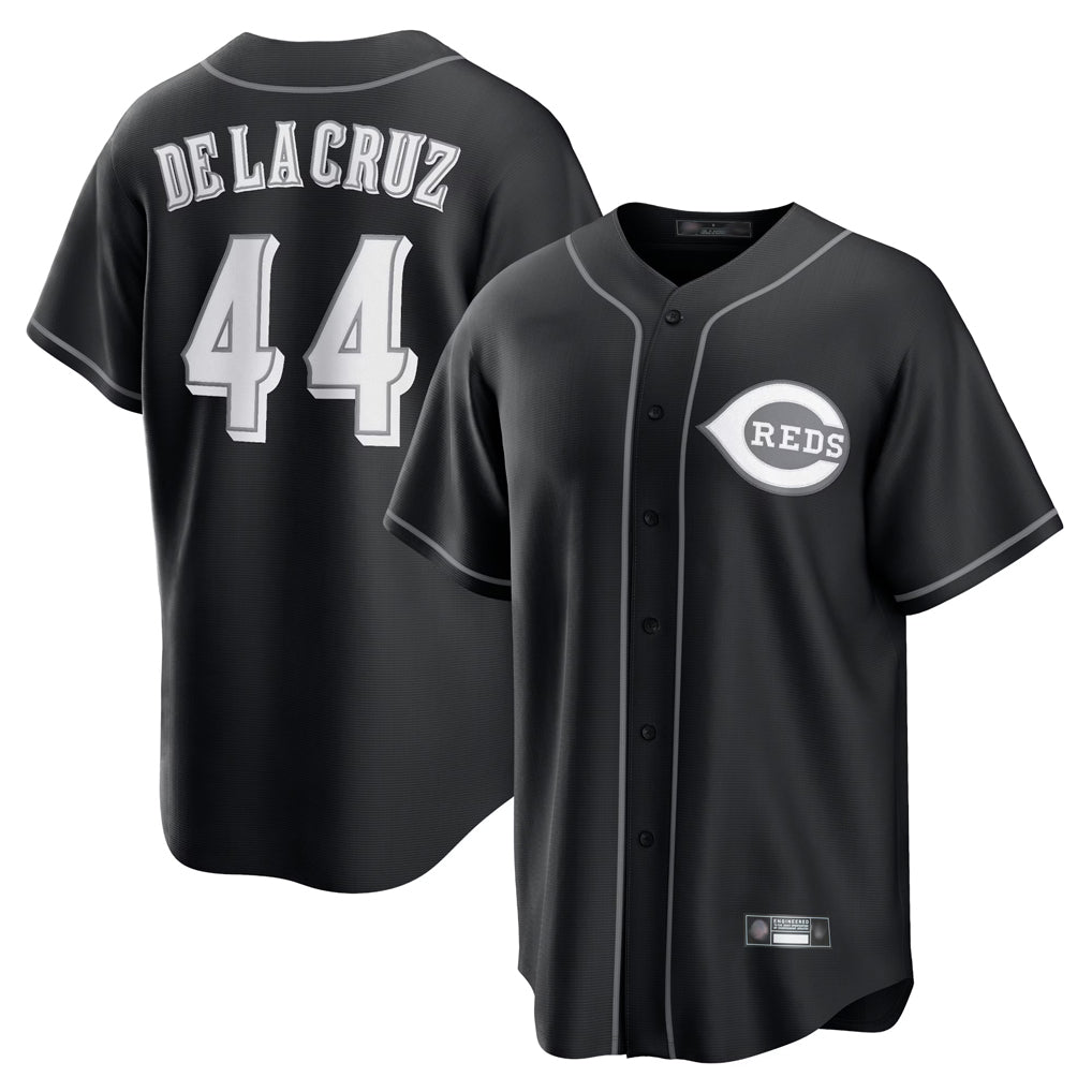 Boles C.Reds #44 Elly De La Cruz Player Black Home Game Stitched Jerseys